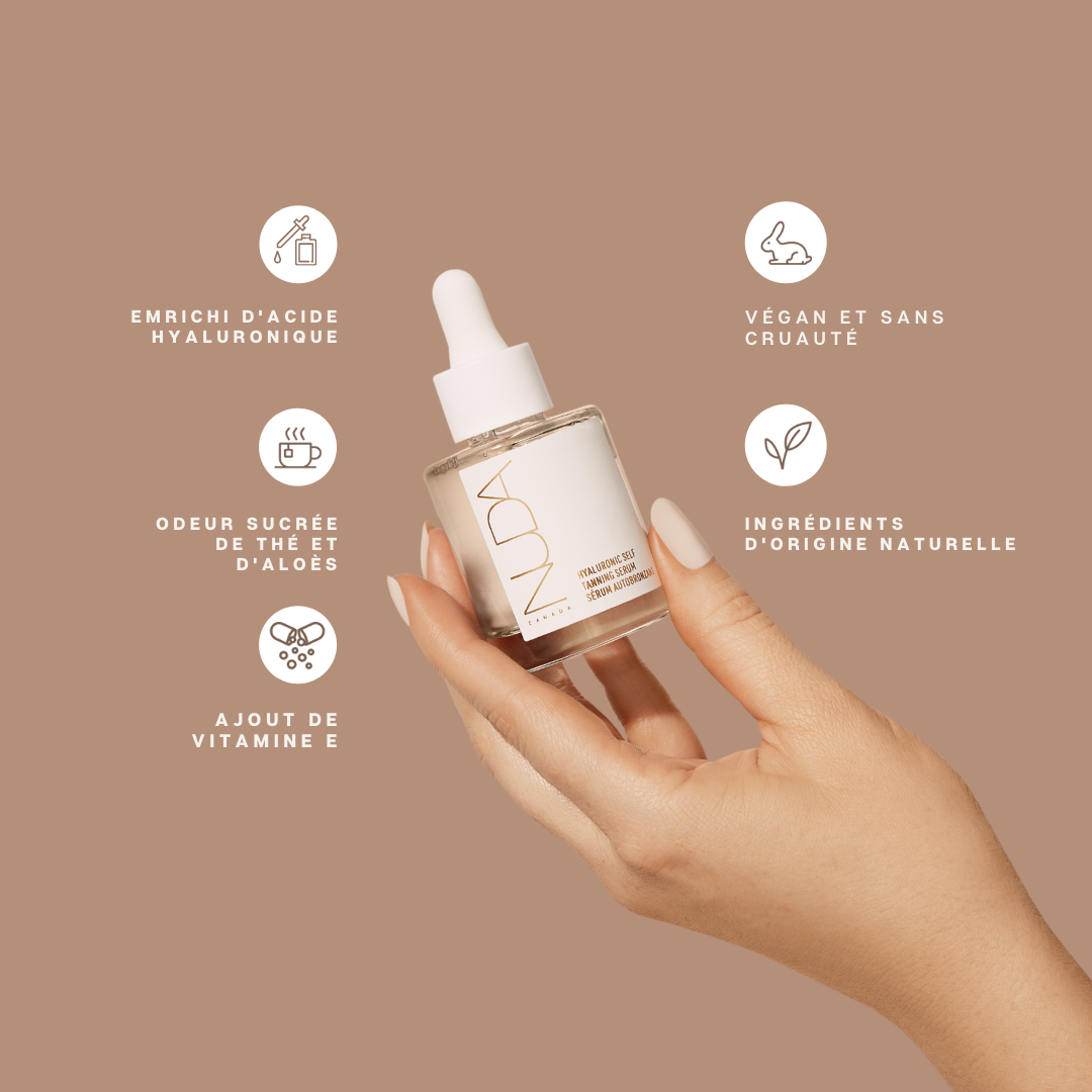 Sérum Autobronzant d'Acide Hyaluronique - Nuda