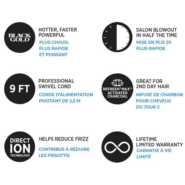 Brosse séchoir Hot tools - Complexe Signature