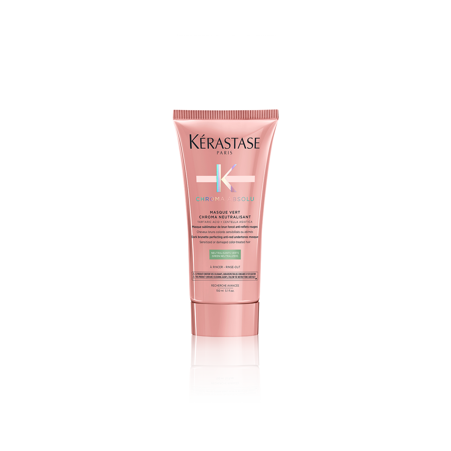Masque Vert Chroma Neutralisant Pour Cheveux Brun 200 ML - Chroma Absolu
