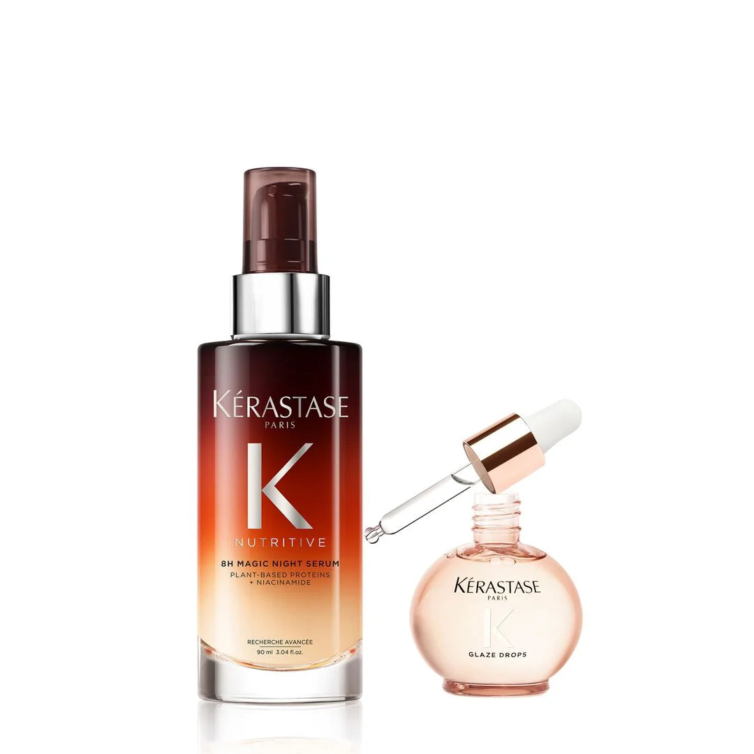 Duo Sans Rinçage Sérum de Nuit et Glaze Drops