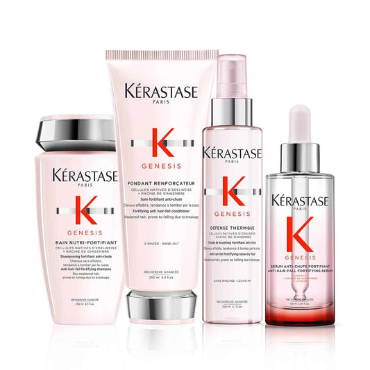 Routine cheveux affaiblis par la casse et secs - Genesis